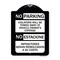 Signmission No Parking Violators Will Be Towed Away at Vehicle Owners No Estacione Infractores, BW-1824-23594 A-DES-BW-1824-23594 - alternate 1